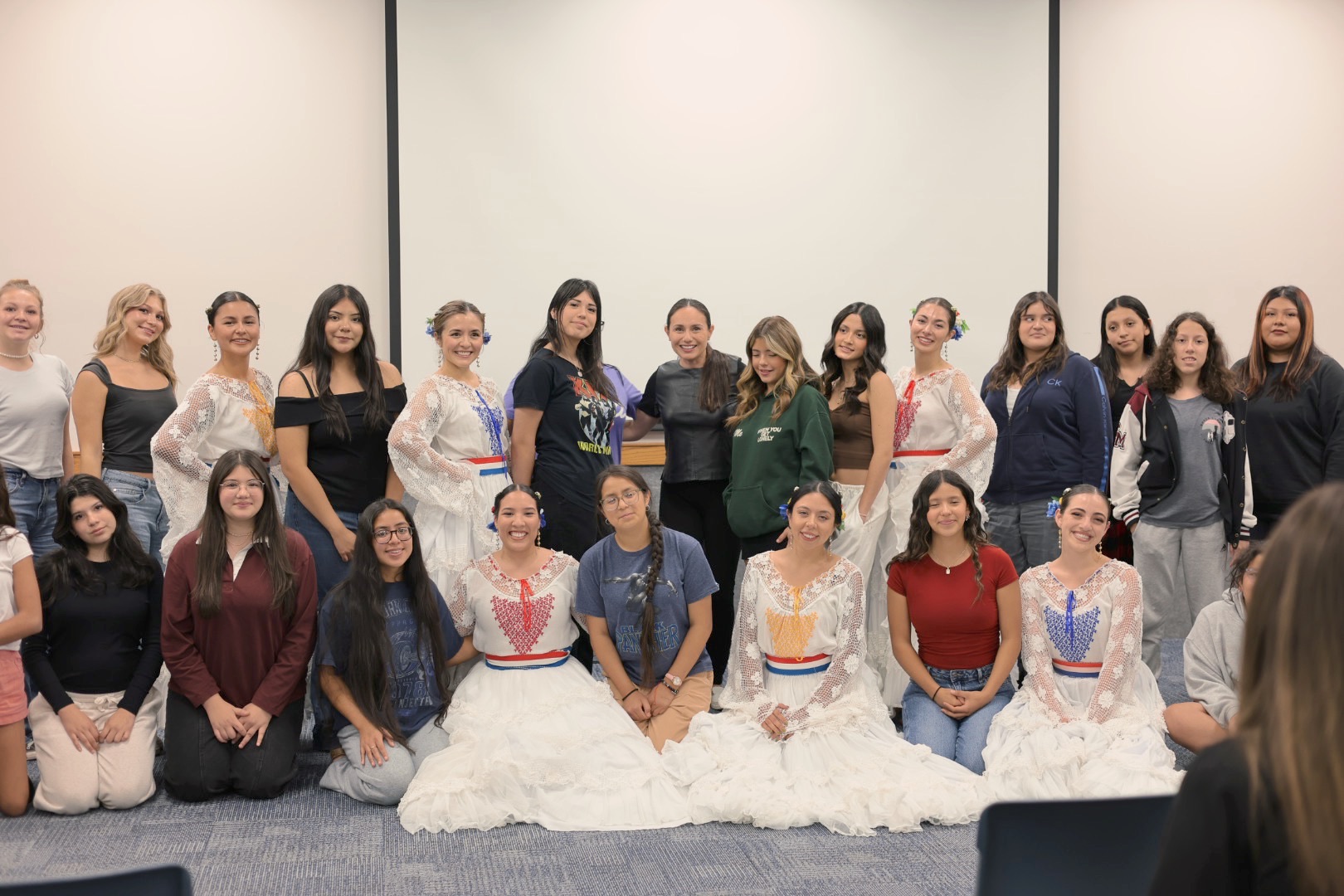 Performance wearing traditional attire